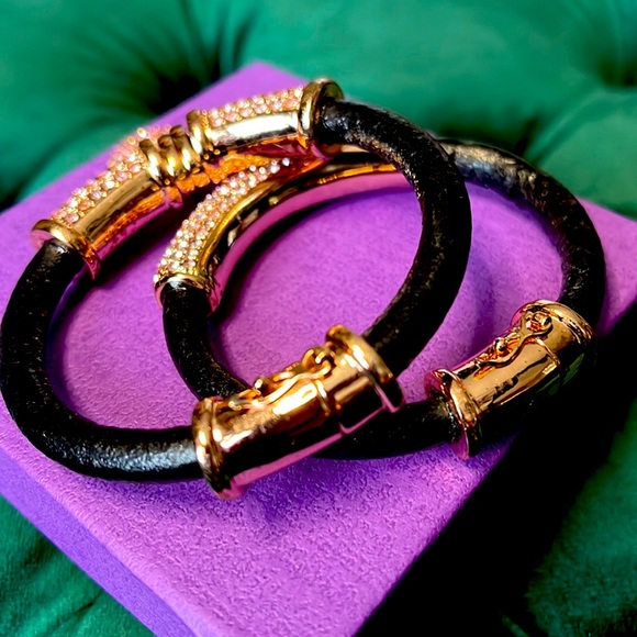 Joan Boyce Bracelet Set. Pink Stones. - Picture 6 of 10